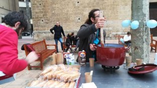 La plaça del poble va estar animada tot el matí