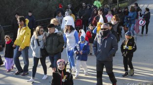 La rua va estar amenitzada pels Tambors i els Xanquers de l'Albera