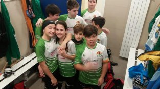 L'aleví B va guanyar per la mínima