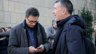 Aquest matí una quarantena de persones els han donat suport a davant dels jutjats