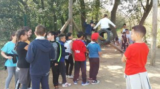 Dimarts els nens van fer tota mena d'activitats