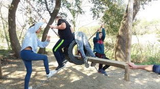 Dimarts els nens van fer tota mena d'activitats