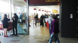 Imatge presa ahir a la Jonquera