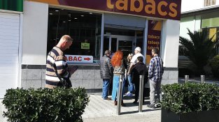 Imatge presa ahir a la Jonquera