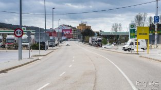 El trànsit s'ha reuit moltíssim respecte de l'habitual