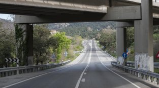 Els carrers, avui, pràcticament buits