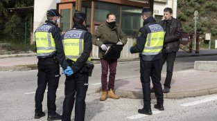 Els carrers, avui, pràcticament buits