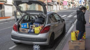 Els carrers, avui, pràcticament buits