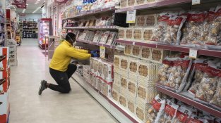 Els carrers, avui, pràcticament buits