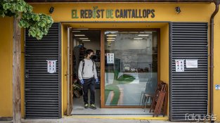 La vida confinada en una botiga