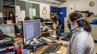 Protecció Civil va col·laborar en els lliuraments