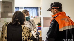 Protecció Civil va col·laborar en els lliuraments