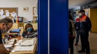 Protecció Civil va col·laborar en els lliuraments