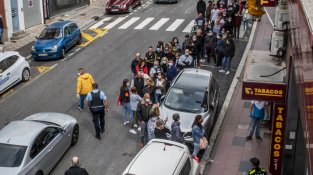 La imatge es va repetir al llarg de tot el dia