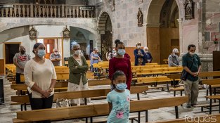Ahir mossèn Jhon va oficiar una missa molt especial