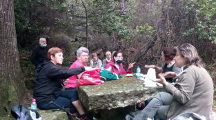 Es van dividir en dos grups per respectar la normativa sanitària