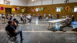 L'assemblea es va fer seguint totes les mesures de seguretat