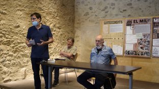 L'acte es va fer respectant les mesures de seguretat