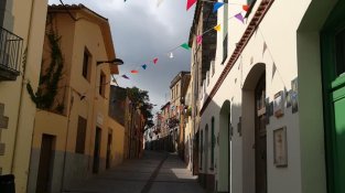 Enguany els carrers s'han omplert de banderes i banderoles