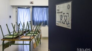 Ja està tot a punt per a l'arribada dels alumnes