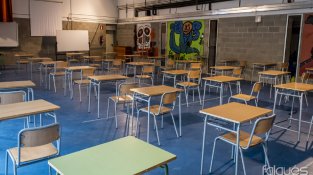 Ja està tot a punt per a l'arribada dels alumnes