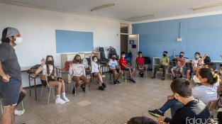 El personal docent va guiar l'alumnat tot el dia