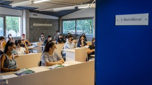 El personal docent va guiar l'alumnat tot el dia