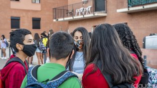 El personal docent va guiar l'alumnat tot el dia