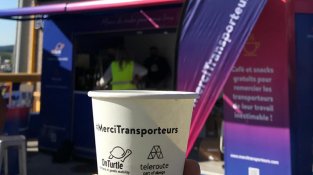 La Jonquera, punt de partida d'un 'foodtruck' que recorrerà tot Europa per agrair als conductors professionals l'esforç que han fet durant la pandèmia