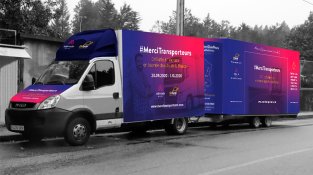 La Jonquera, punt de partida d'un 'foodtruck' que recorrerà tot Europa per agrair als conductors professionals l'esforç que han fet durant la pandèmia
