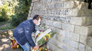 La trobada del coll de Manrella, en imatges