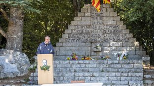 Imatge d'arxiu del monument a Lluís Companys