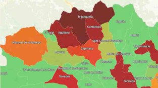Índex de rebrot per municipis