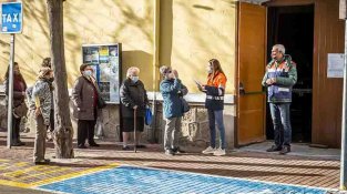 El primer dia de cribratge, en imatges