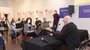 L'acte es va poder seguir telemàticament