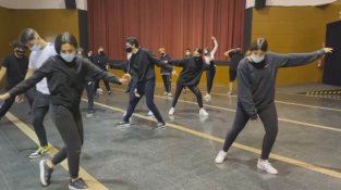 Un moment de la coreografia