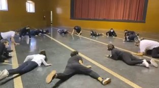 Un moment de la coreografia