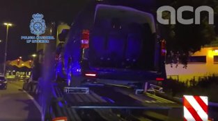 Un instant de l'operatiu