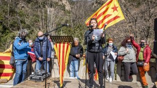 Durant tot el matí es van anar succeint els parlaments amb les actuacions musicals