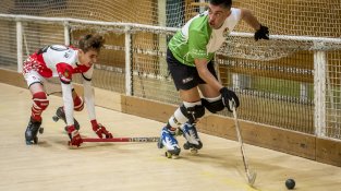Els nois van disputar el primer partit de la represa a la Jonquera