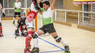 Els nois van disputar el primer partit de la represa a la Jonquera