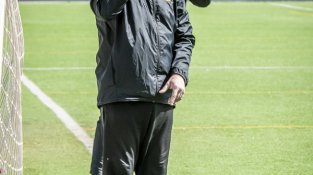 Un instant del partit a les Forques