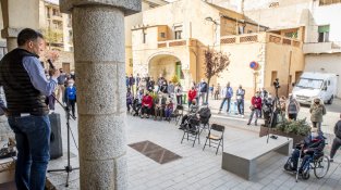 L'acte es va fer ahir a la tarda