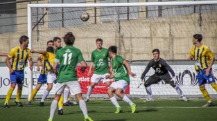 Imatge del partit contra el Palamós