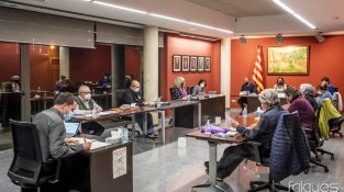 Imatge de l'últim ple ordinari, durant el qual ja hi va haver polèmica