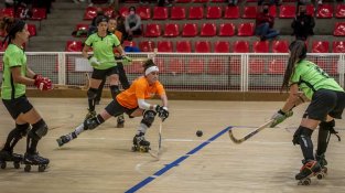 Una de les imatges que va deixar el partit CP Jonquerenc-CH Lloret