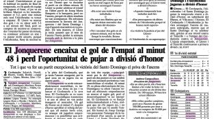 La crònica del diari El Punt