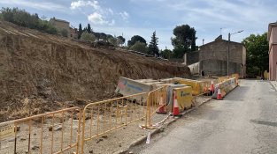 Comencen les obres del nou aparcament al carrer Albera