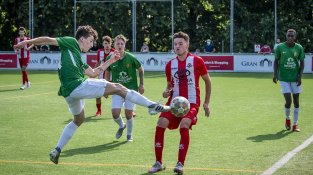 Imatges que va deixar el partit entre la UE La Jonquera i UE Vic