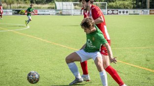 Imatges que va deixar el partit entre la UE La Jonquera i UE Vic